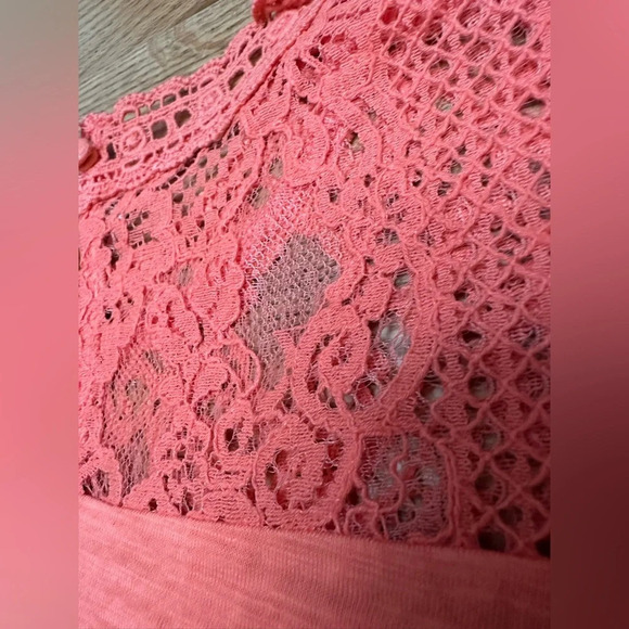 Anthropologie NWT Ella Mara Liliya lace detail top size small 17” p2p - Picture 6 of 11